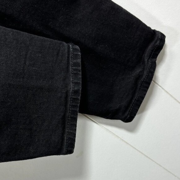 LOFT Outlet Curvy Skinny Jeans Black Mid Rise Charcoal Wash - Picture 6 of 9